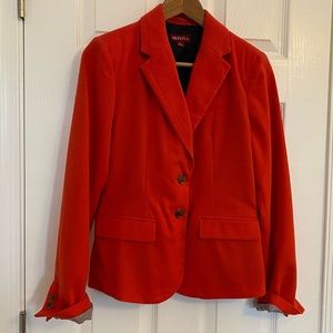 Fun orange blazer